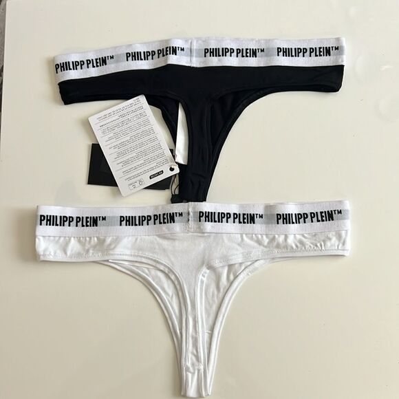 Philipp Plein Cotton Thongs 2 Pack - Picture 4 of 8
